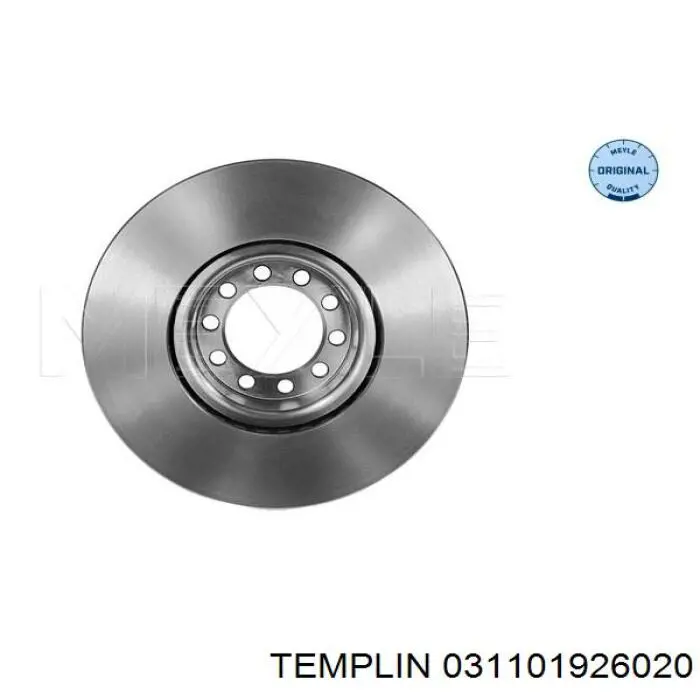 031101926020 Templin Гальмо дискове переднє