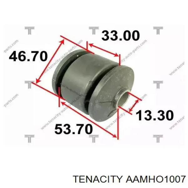 AAMHO1007 Tenacity Сайлентблок переднього нижнього важеля