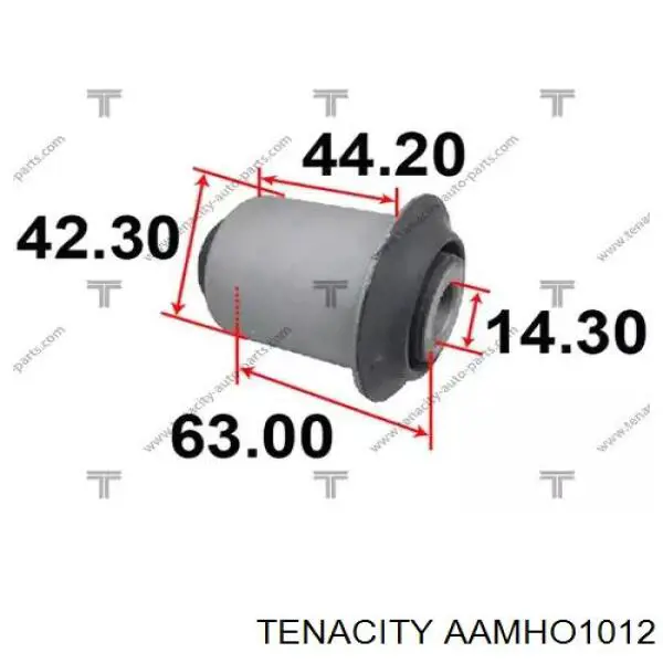 AAMHO1012 Tenacity Сайлентблок переднього нижнього важеля