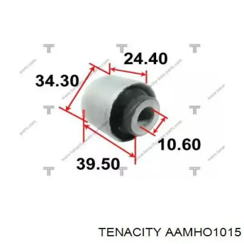 AAMHO1015 Tenacity Сайлентблок переднього верхнього важеля