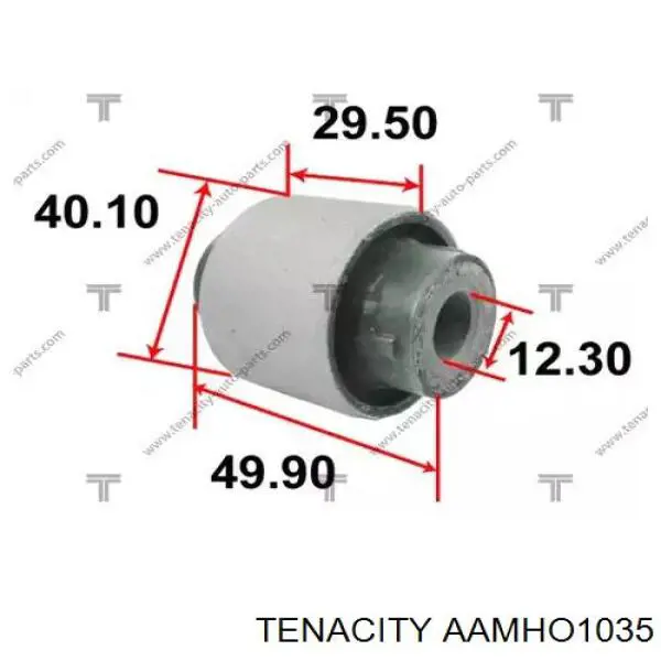 AAMHO1035 Tenacity Сайлентблок переднього нижнього важеля