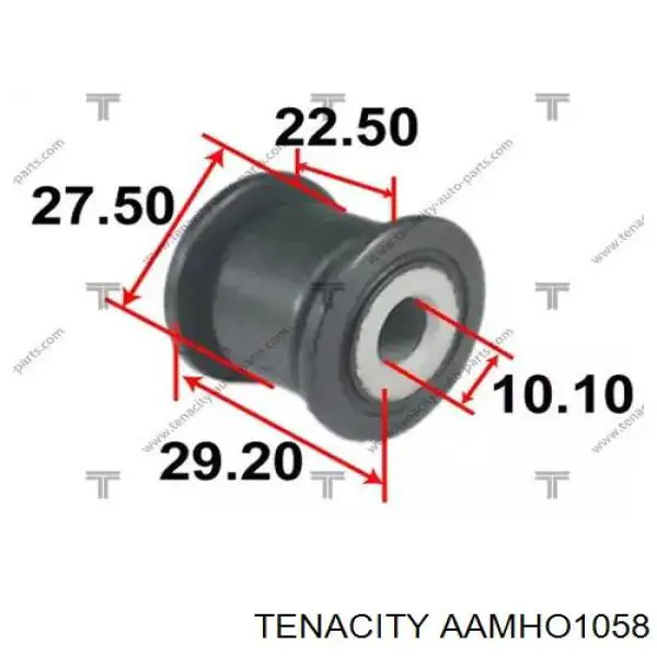 Сайлентблок кріплення рульової рейки AAMHO1058 Tenacity