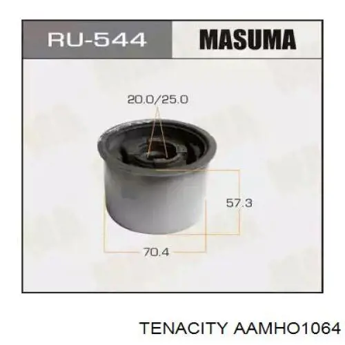Сайлентблок нижнього важеля передньої підвіски Tenacity AAMHO1064 ціна, від 9.16 USD