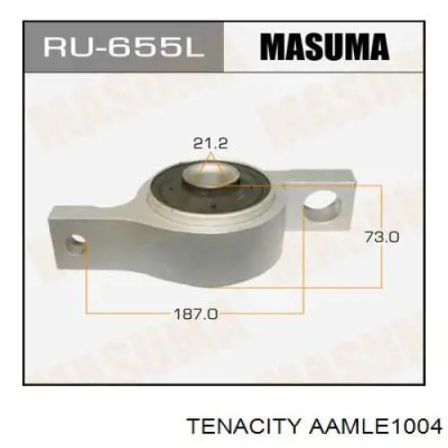 Сайлентблок нижнього важеля передньої підвіски Tenacity AAMLE1004 ціна, від 17.18 USD