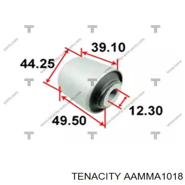 Сайлентблок нижнього важеля передньої підвіски Tenacity AAMMA1018 ціна, від 4.05 USD
