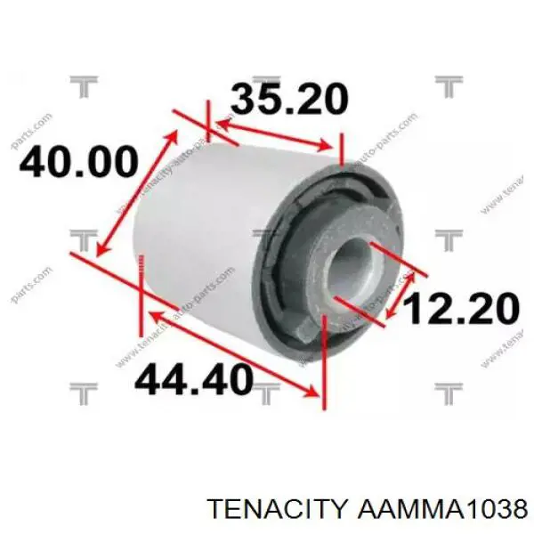 Купити AAMMA1038 Tenacity Сайлентблок заднього верхнього важеля
