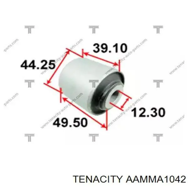 AAMMA1042 Tenacity Сайлентблок переднього нижнього важеля