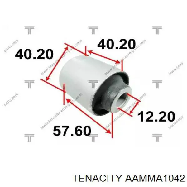 Сайлентблок нижнього важеля передньої підвіски Tenacity AAMMA1042 ціна, від 4.63 USD