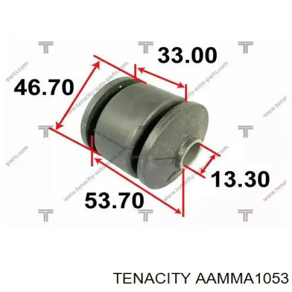 AAMMA1053 Tenacity сайлентблок заднього верхнього важеля
