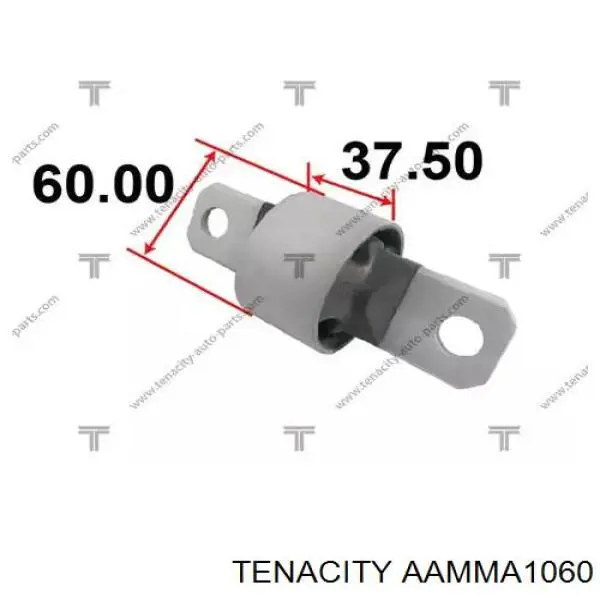 AAMMA1060 Tenacity Сайлентблоки поздовжніх важелів передньої підвіски