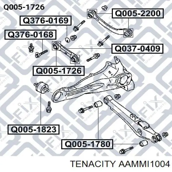 Купити AAMMI1004 Tenacity Сайлентблок цапфи задньої