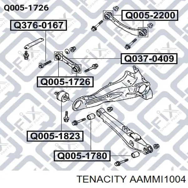 Сайлентблок цапфи задньої AAMMI1004 Tenacity