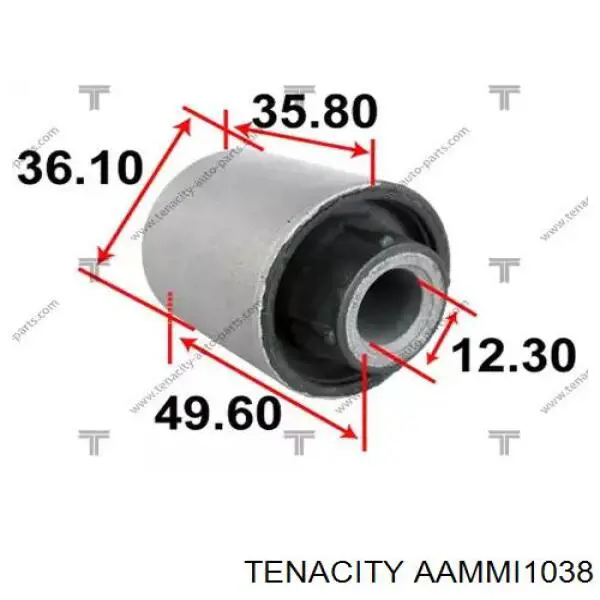 Сайлентблок переднього важеля AAMMI1038 Tenacity