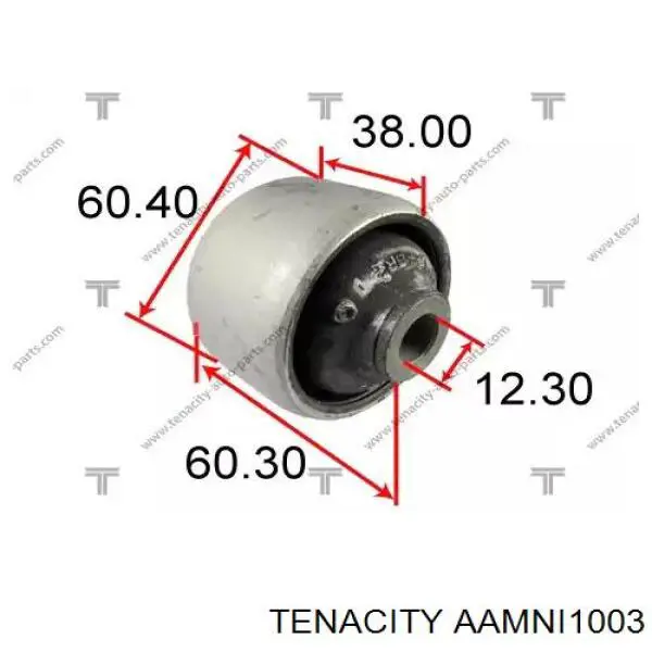 Купити AAMNI1003 Tenacity Сайлентблок задньої балки