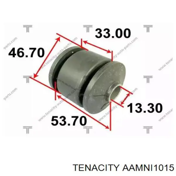 AAMNI1015 Tenacity Сайлентблок переднього нижнього важеля