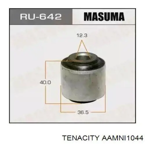 Купити AAMNI1044 Tenacity Сайлентблок заднього поздовжнього важеля, передній