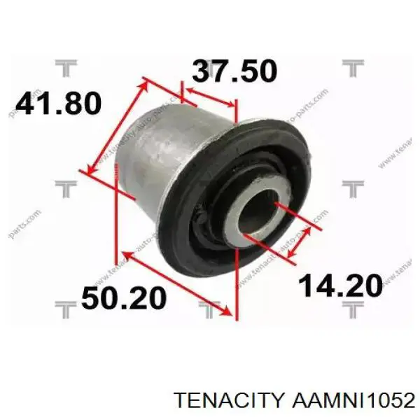 AAMNI1052 Tenacity сайлентблок переднього нижнього важеля