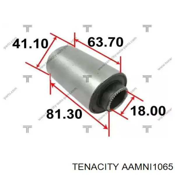 Сайлентблок нижнього важеля передньої підвіски Tenacity AAMNI1065 ціна, від 4.72 USD