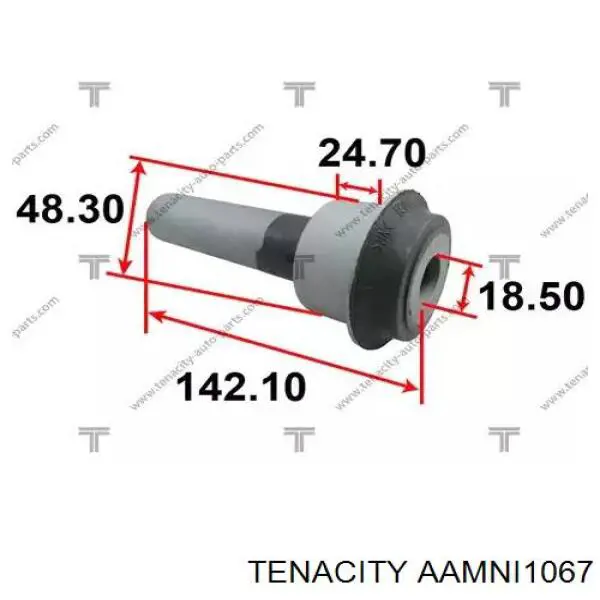 AAMNI1067 Tenacity Подушка передньої балки