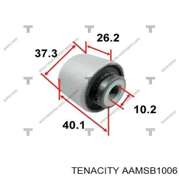 AAMSB1006 Tenacity Сайлентблок переднього нижнього важеля