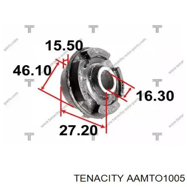 AAMTO1005 Tenacity Сайлентблок переднього нижнього важеля