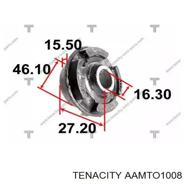 Сайлентблок переднього важеля AAMTO1008 Tenacity