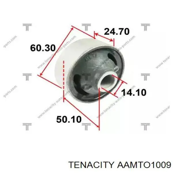 Сайлентблок переднього важеля AAMTO1009 Tenacity