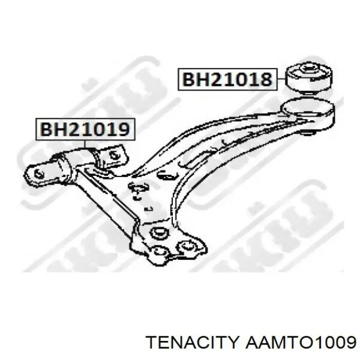Сайлентблок переднього важеля AAMTO1009 Tenacity