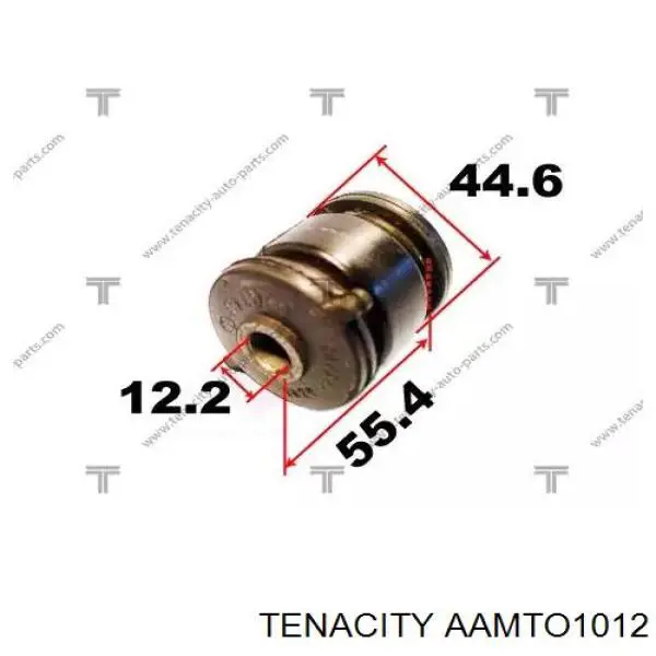 Сайлентблок заднього поздовжнього важеля, передній Tenacity AAMTO1012 ціна, від 4.43 USD