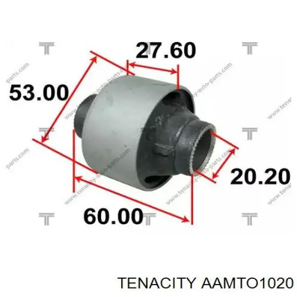 AAMTO1020 Tenacity Сайлентблок переднього нижнього важеля