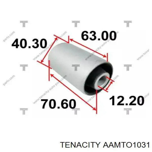 Сайлентблок переднього важеля AAMTO1031 Tenacity