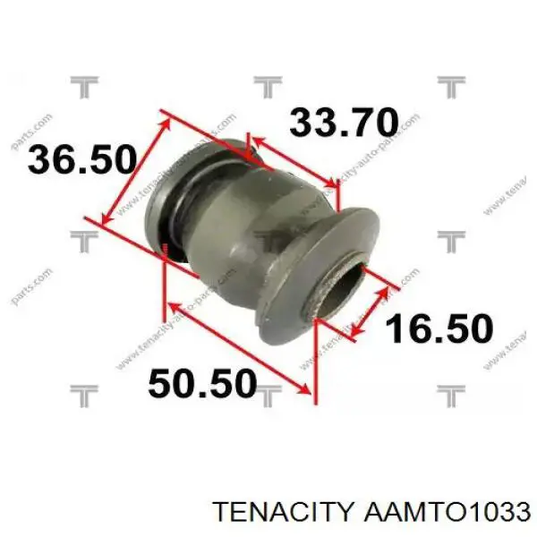 Сайлентблок нижнього важеля передньої підвіски Tenacity AAMTO1033 ціна, від 5.42 USD