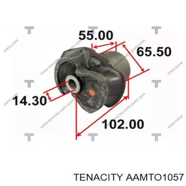 AAMTO1057 Tenacity Сайлентблок балки моста
