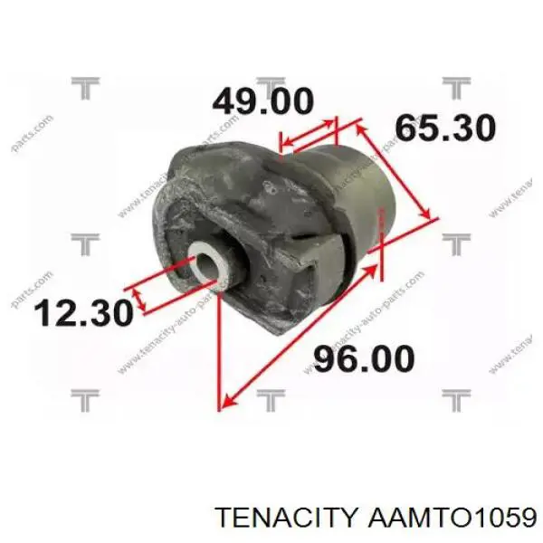 AAMTO1059 Tenacity Сайлентблок балки моста