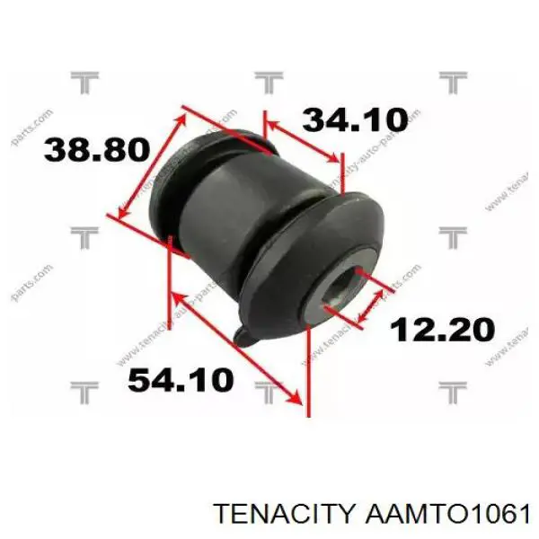 AAMTO1061 Tenacity Сайлентблок тяги поперечної, задньої підвіски
