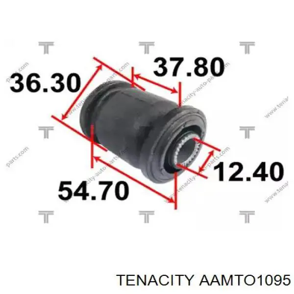 Сайлентблок тяги поперечної, задньої підвіски Tenacity AAMTO1095 ціна, від 6.94 USD