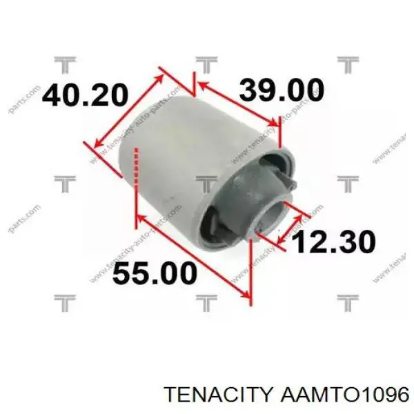 AAMTO1096 Tenacity Сайлентблок задньої поздовжньої тяги
