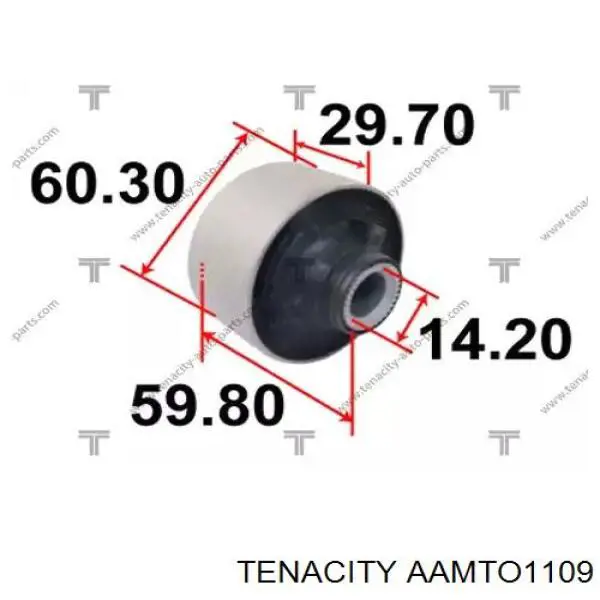 Сайлентблок переднього важеля AAMTO1109 Tenacity