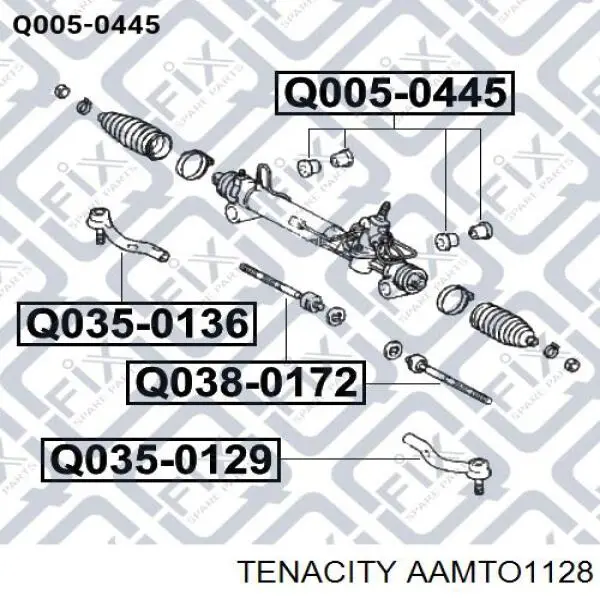 Купити AAMTO1128 Tenacity Рульова рейка