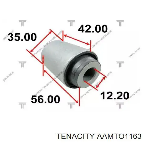 AAMTO1163 Tenacity Сайлентблок переднього верхнього важеля