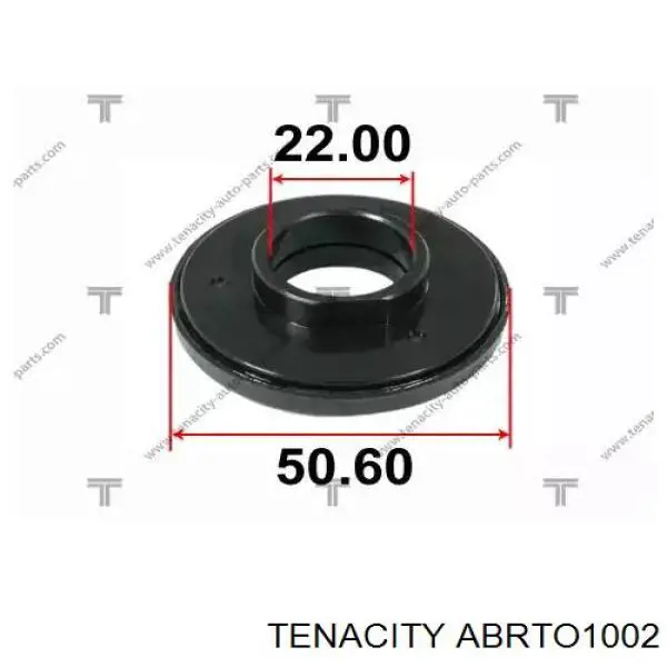 Підшипник опорний амортизатора, переднього ABRTO1002 Tenacity