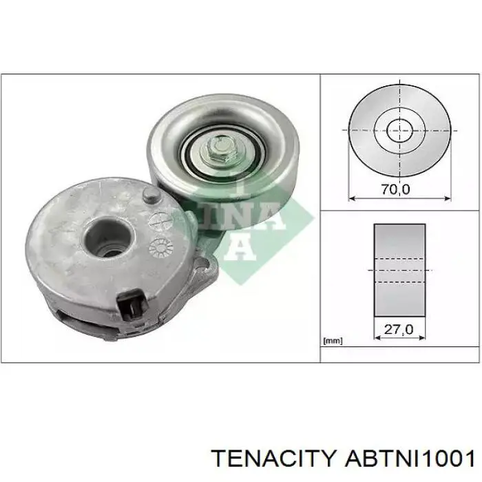 Натягувач приводного ременя ABTNI1001 Tenacity