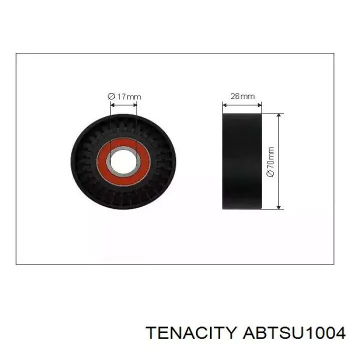 Натягувач приводного ременя Tenacity ABTSU1004 ціна, від 19.62 USD