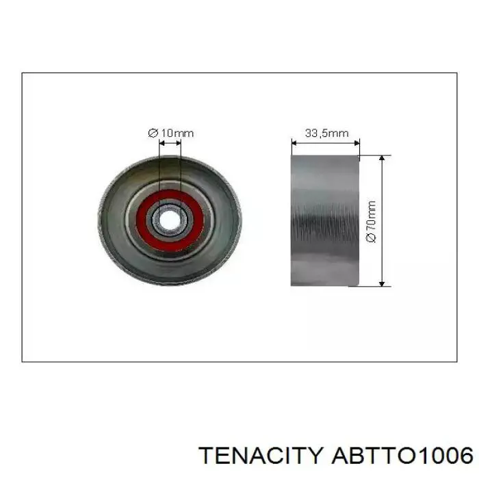 Натягувач приводного ременя ABTTO1006 Tenacity