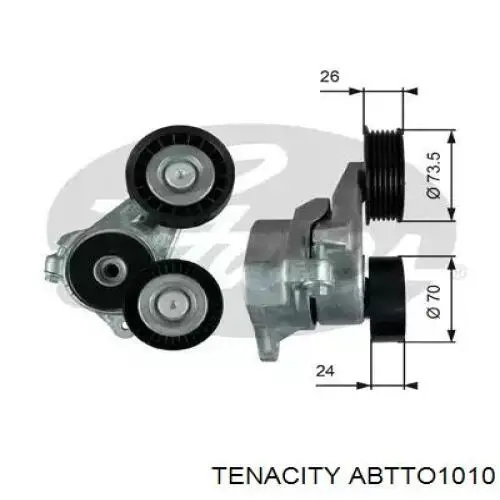 Купити ABTTO1010 Tenacity Натягувач приводного ременя