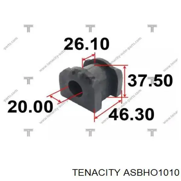 ASBHO1010 Tenacity Прокладка стабільзатора заднього