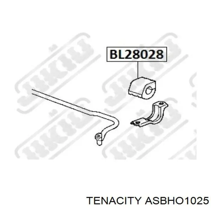 Втулка стабілізатора переднього ASBHO1025 Tenacity