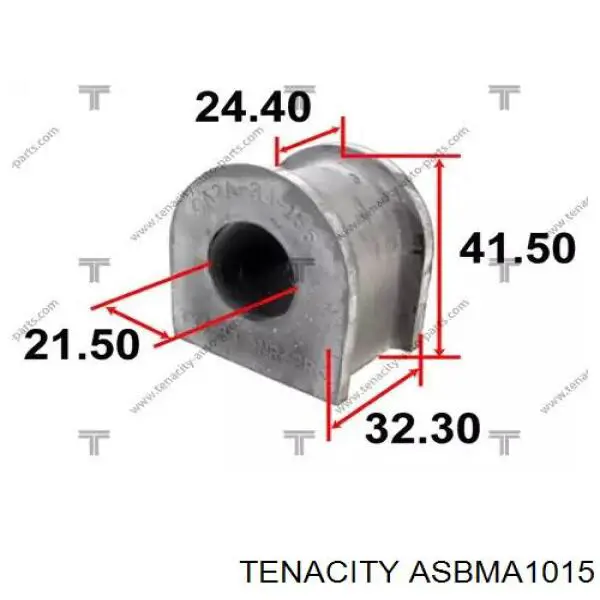 Втулка переднього стабілізатора ASBMA1015 Tenacity