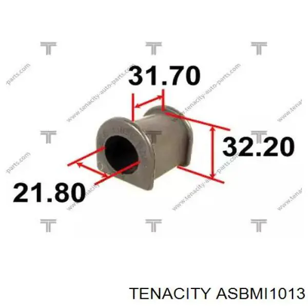 Втулка стабілізатора заднього ASBMI1013 Tenacity