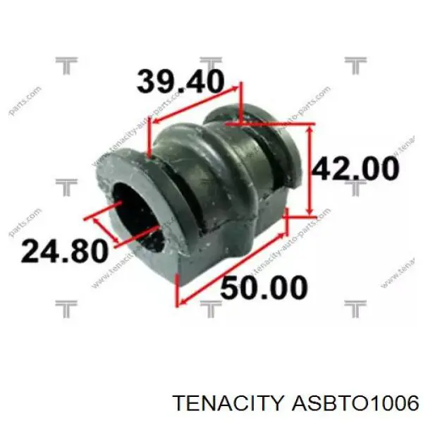 ASBTO1006 Tenacity втулка стабілізатора переднього